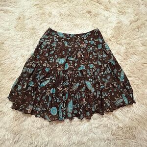 George Women's Brown and Blue Skirt